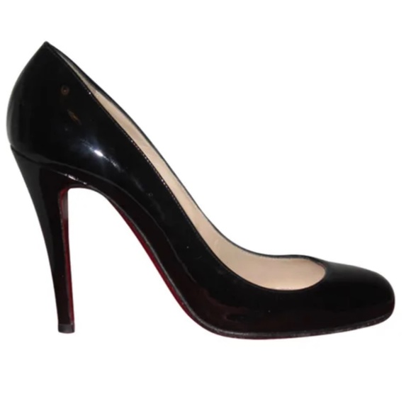 Christian Louboutin Ron Ron Pump Black Patent Calf - Picture 1 of 5